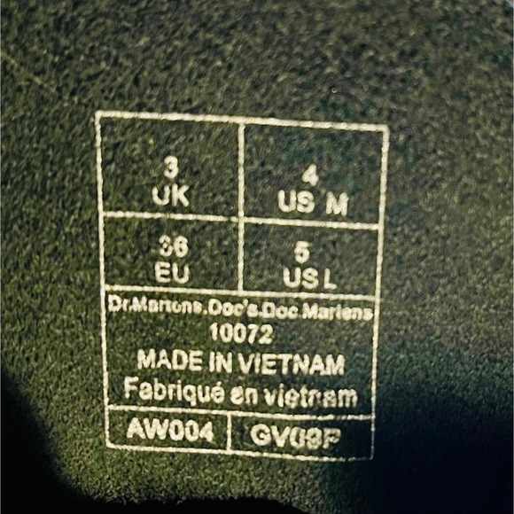 Dr Martens 1460 Blu Marin Navy Blue Smooth Leather Mens 4 Wmns 5 Boots Lace Up - Picture 8 of 16